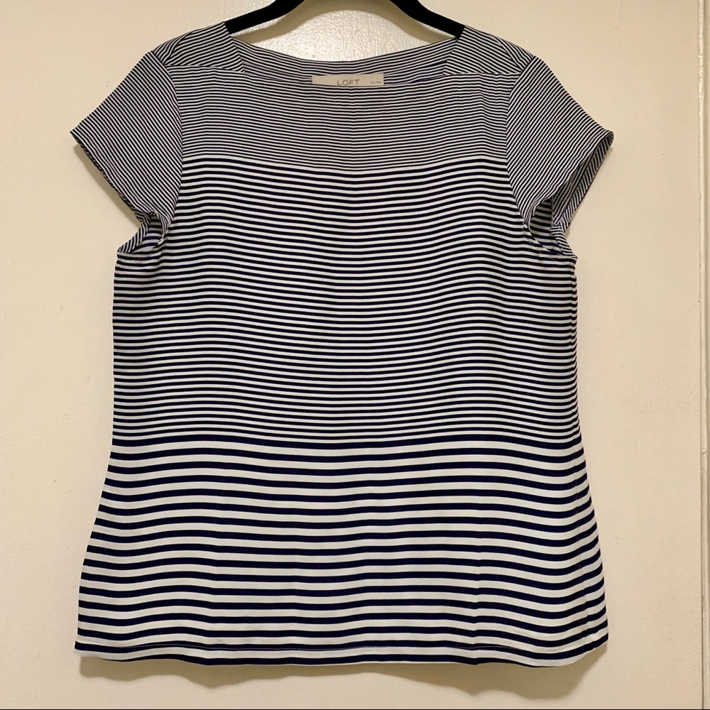 Ann Taylor LOFT Striped Blouse